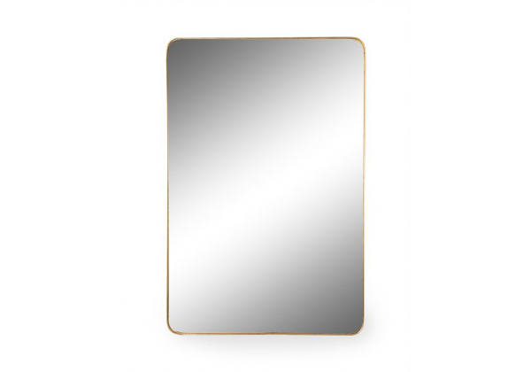 Large Rectangular Gold Framed Arden Wall Mirror