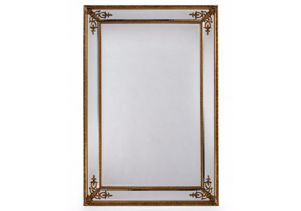 Large Gold French Framed Mirror