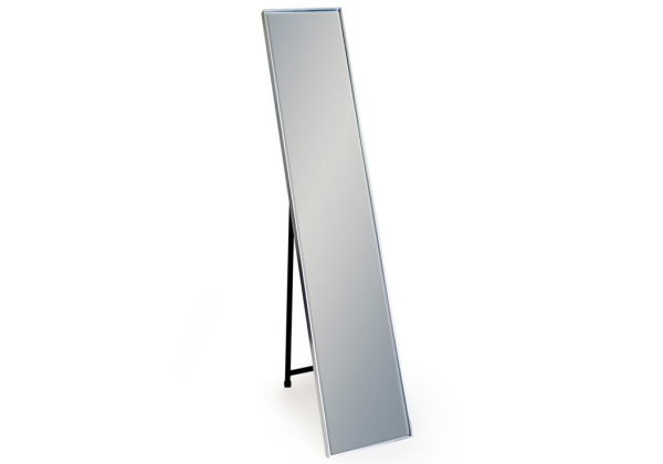 Silver Framed Arden Rectangular Cheval Dressing Mirror