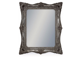Large Silver Classic French Square Mirror