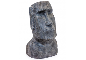Large Stone Effect Easter Island Head Ornament