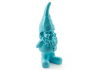 Large Bright Blue Standing Gnome Figure
