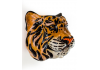 Ceramic Tiger Head Wall Sconce Vase