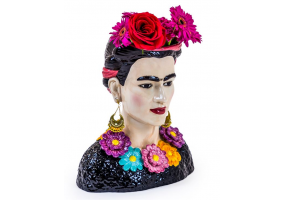 Ceramic Frida Kahlo Bust Vase