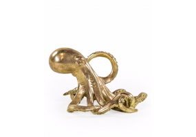 Gold Octopus Wine Bottle Holder