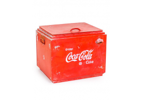 Upcycled Cola Storage Box with Bottle Opener