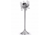 Polished Aluminium Floor Standing Saturn Ice Bucket/ Champagne Cooler with Glasses