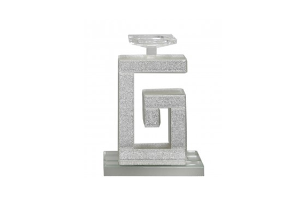 Arena Champagne Sparkle 'G' Candle Holder