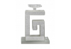 Arena Champagne Sparkle 'G' Candle Holder