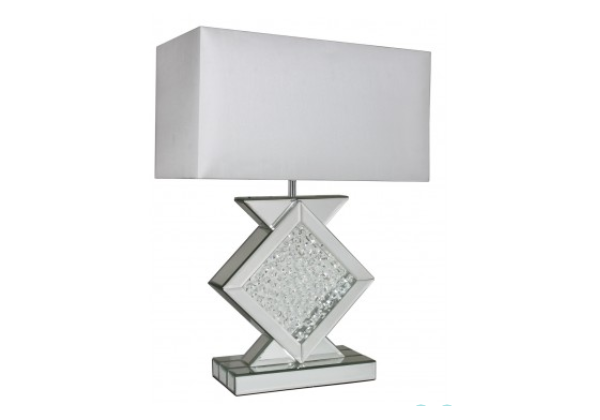 Azztoria Mirror Small Diamond Shape Table Lamp