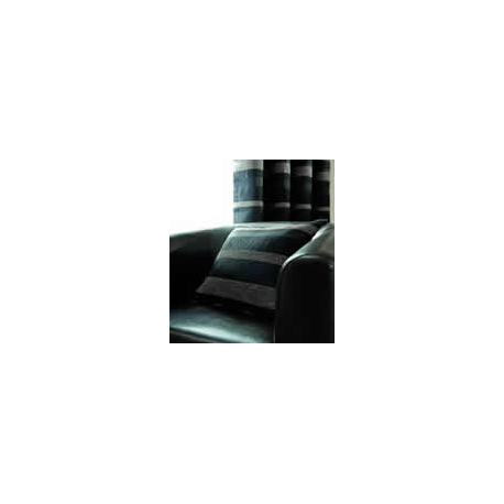 Arlington Black/ Silver Grey Stripe Cushion Cover