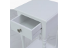 Detta White 1 Drawer Telephone Table