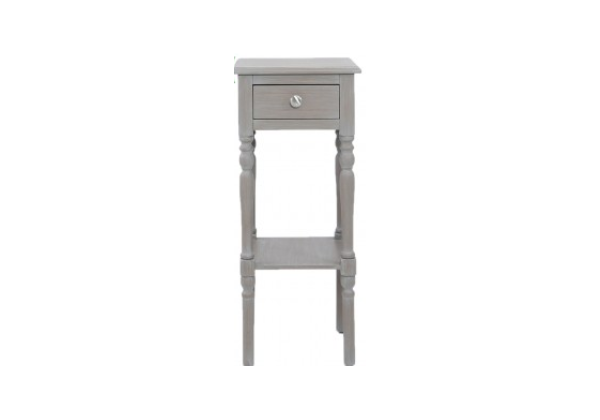Della Taupe 1 Drawer Telephone Table