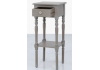 Della Taupe 1 Drawer Telephone Table