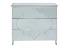 Morocco Silver Mirror 3 Drawer Chest