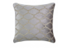 Morocco Patterned Beige Velvet Cushion