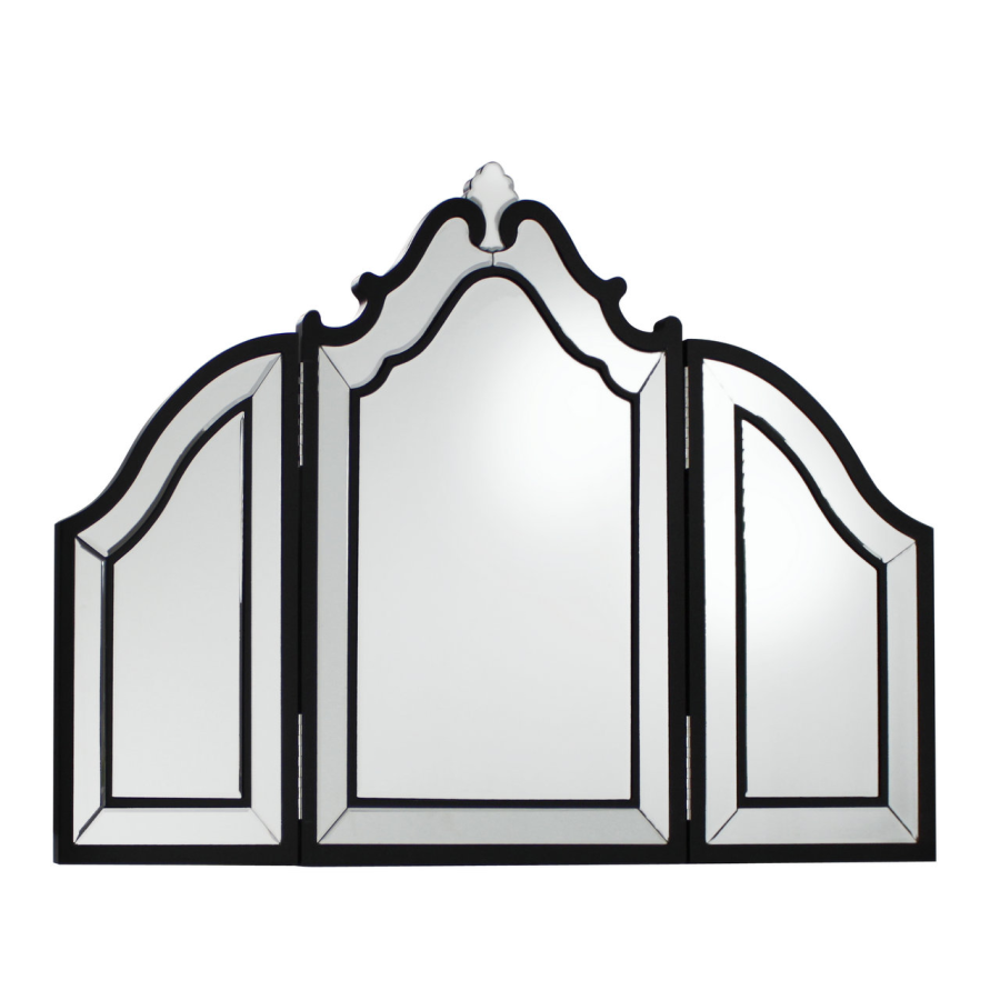 Black Trim Venetian Dressing Table Mirror