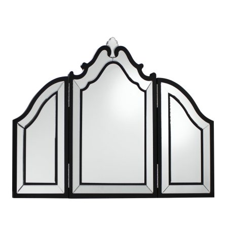 Black Trim Venetian Dressing Table Mirror