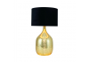 Gold Glass Table Lamp With Black Shade