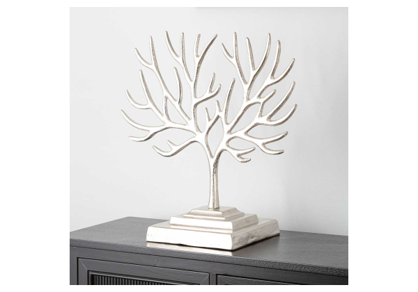 Nickel Tree Sculpture Ornament