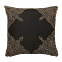 Black Sequinned Indian Cushion