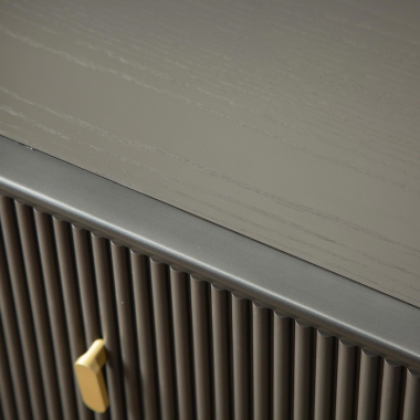 Alemie Smoke Grey Elm 3 Drawer Chest