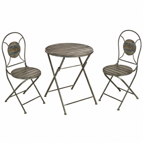Antique Grey Garden Table And Chair Set Forever Furnishings
