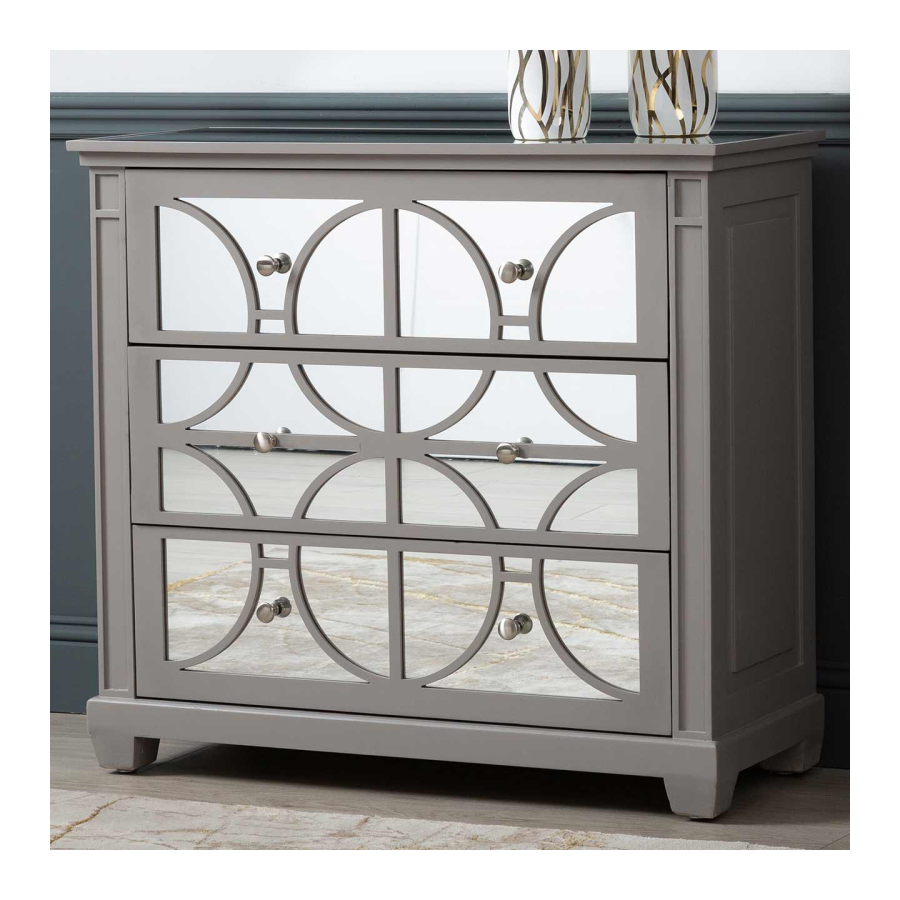 Torio Grey Wood Chest Of 3 Drawers Torio Grey Wood Chest Of 3 Drawers