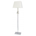 Champagne and White Pebble Floor Lamp