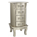 Champagne 4 Drawer Narrow Chest