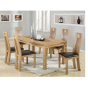 Harvard SolidOak Dining Table + 6 Chairs