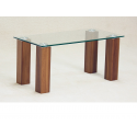 Mirage Clear Glass Coffee Table