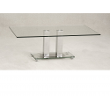 Ankara Rectangular Glass Coffee Table
